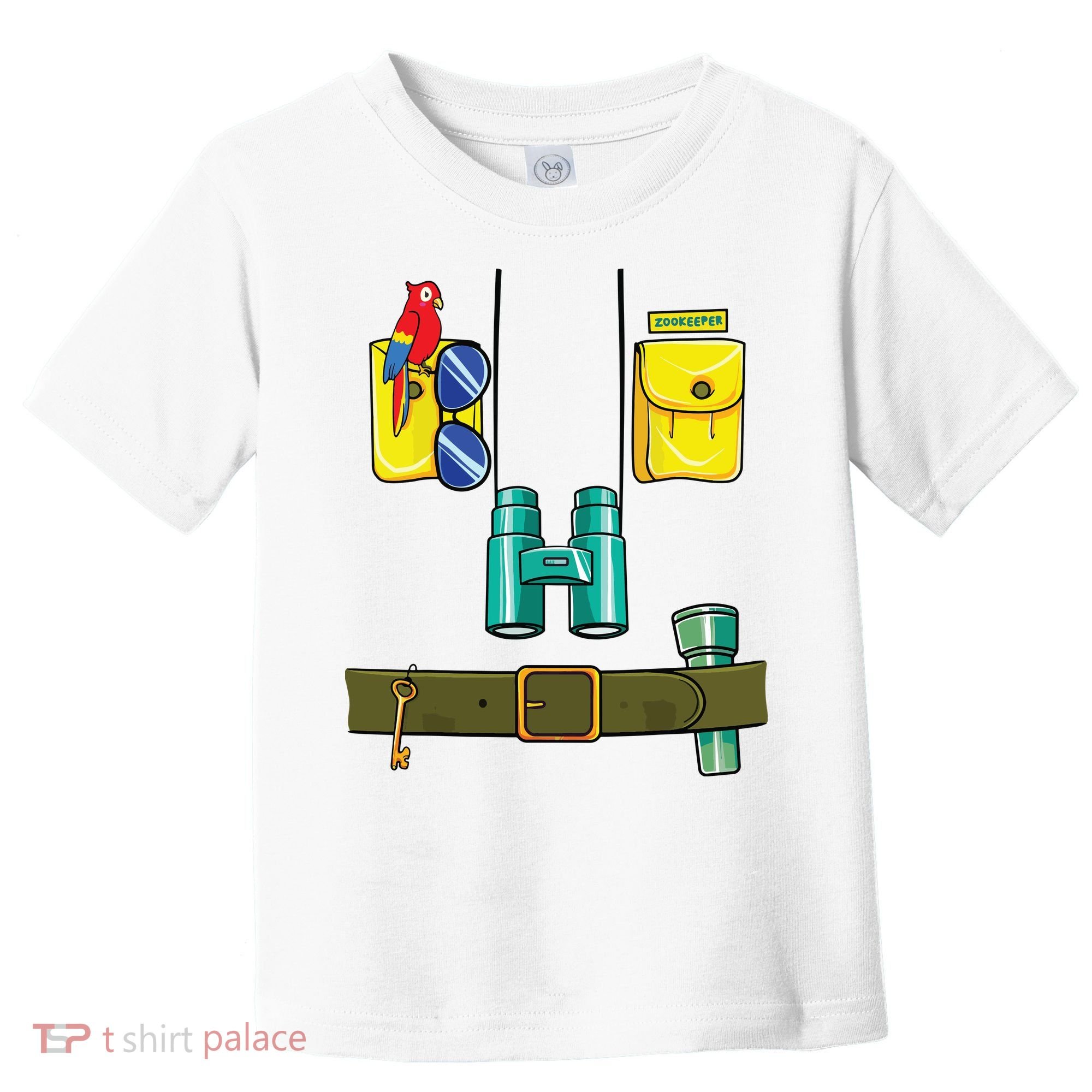 Zookeeper Costume Halloween DIY Jungle Safari Zoo Keeper Toddler T-Shirt