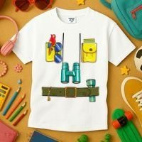 Zookeeper Costume Halloween DIY Jungle Safari Zoo Keeper Kids T-Shirt thumb 3