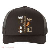 Zookeeper Costume Halloween Jungle Explorer Yupoong Adult 5-Panel Trucker Hat thumb 0