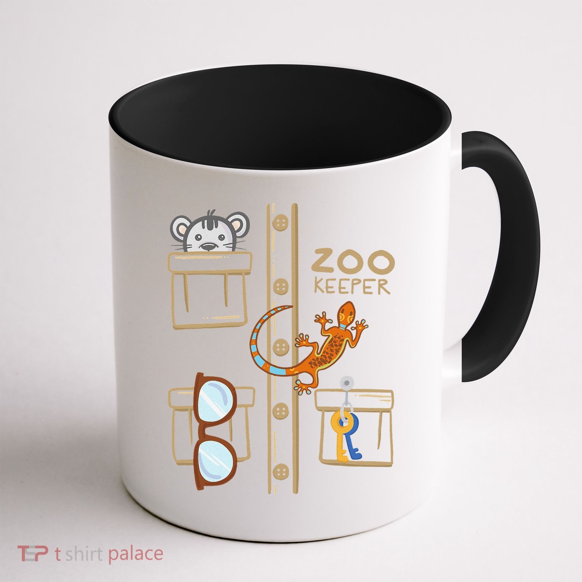 Zookeeper Costume Halloween Jungle Explorer Coffee Mug