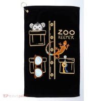 Zookeeper Costume Halloween Jungle Explorer Golf Towel thumb 0