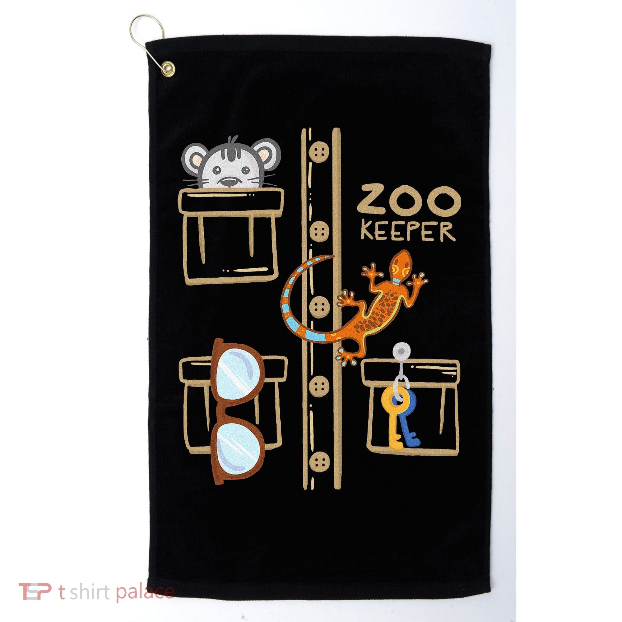 Zookeeper Costume Halloween Jungle Explorer Golf Towel