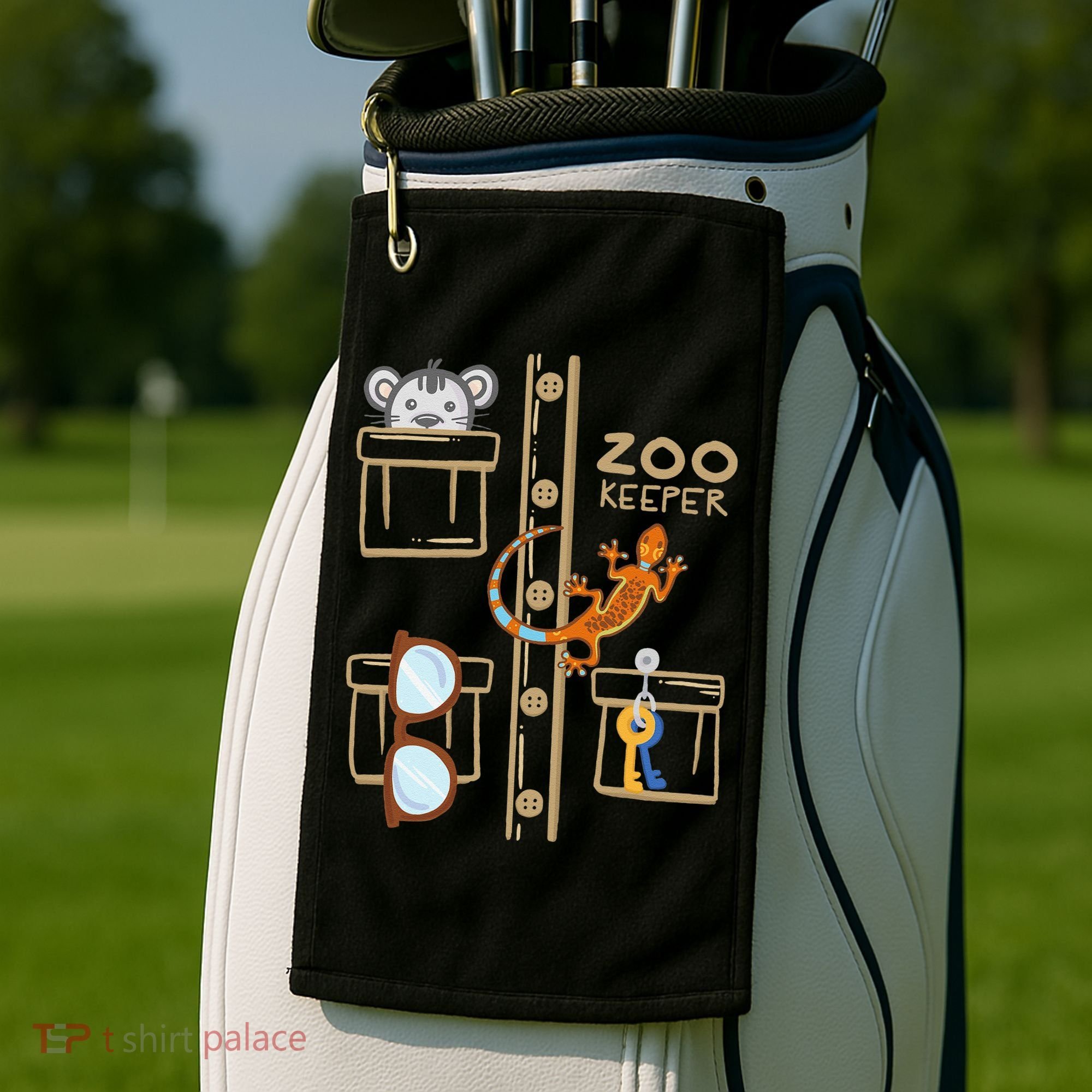 Zookeeper Costume Halloween Jungle Explorer Golf Towel