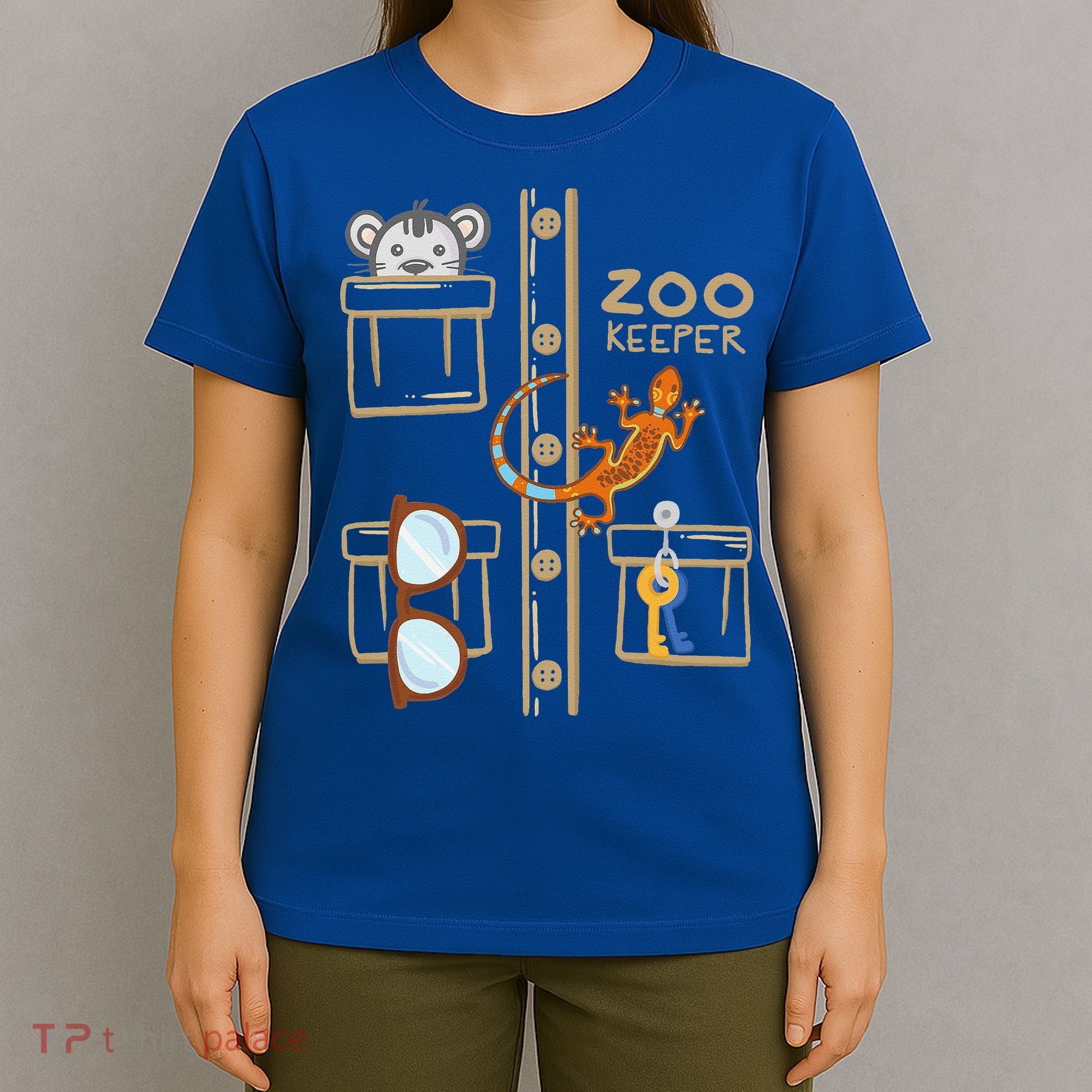 Zookeeper Costume Halloween Jungle Explorer T-Shirt