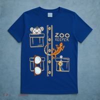 Zookeeper Costume Halloween Jungle Explorer T-Shirt thumb 5