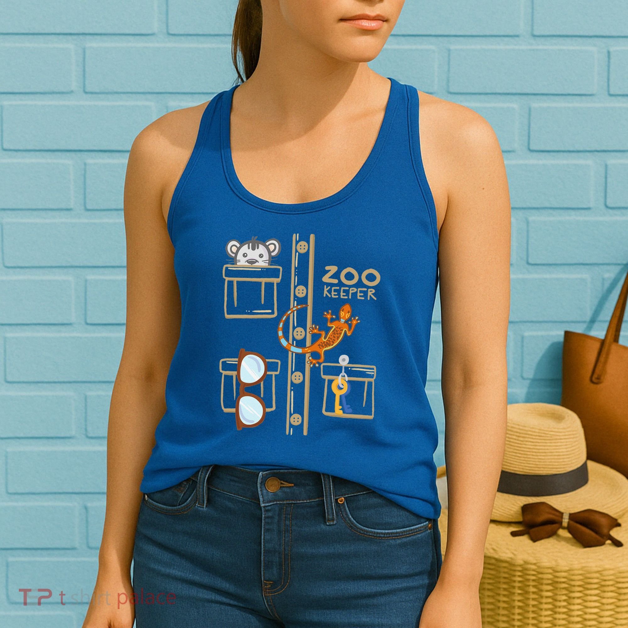 Zookeeper Costume Halloween Jungle Explorer Women's Tank Top