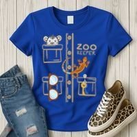 Zookeeper Costume Halloween Jungle Explorer Women's T-Shirt thumb 3