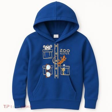 Zookeeper Costume Halloween Jungle Explorer Kids Hoodie