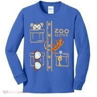 Zookeeper Costume Halloween Jungle Explorer Kids Long Sleeve Shirt thumb 0