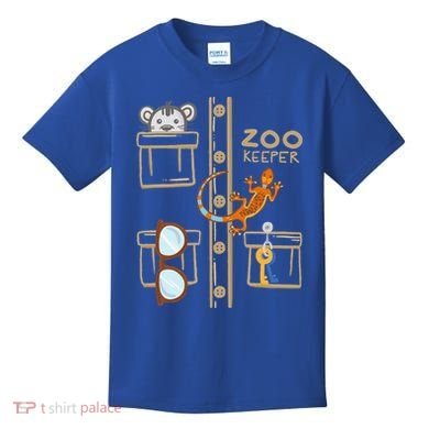 Zookeeper Costume Halloween Jungle Explorer Kids T-Shirt