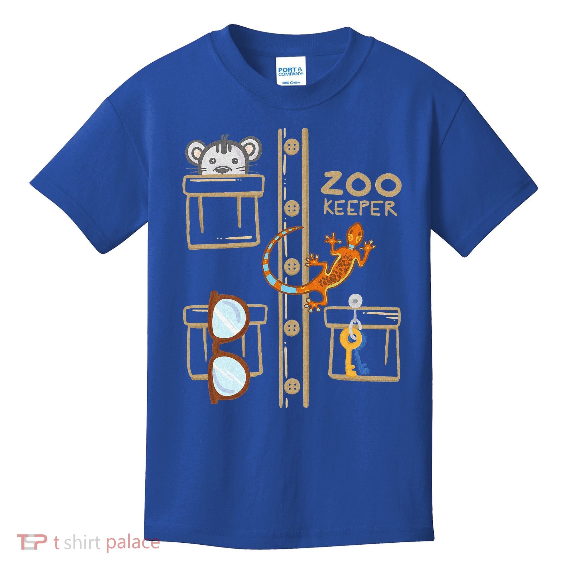 Zookeeper Costume Halloween Jungle Explorer Kids T-Shirt