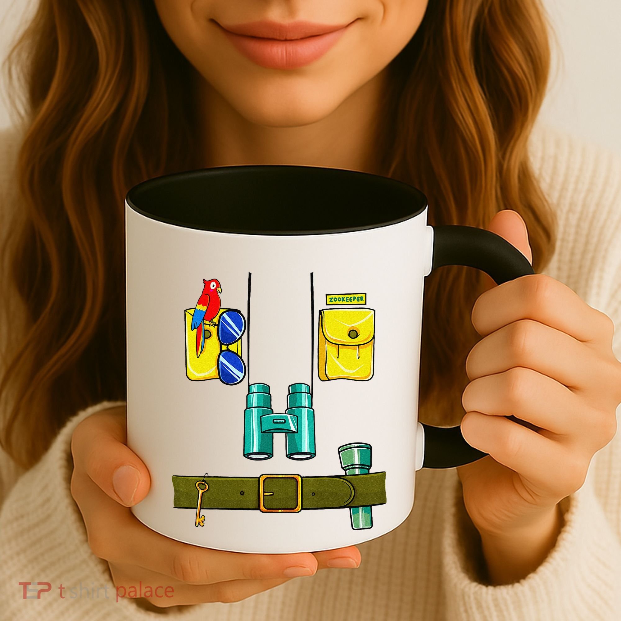 Zookeeper Costume Halloween DIY Jungle Safari Zoo Keeper Coffee Mug