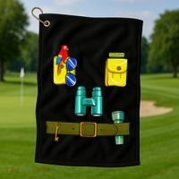 Zookeeper Costume Halloween DIY Jungle Safari Zoo Keeper Golf Towel thumb 1