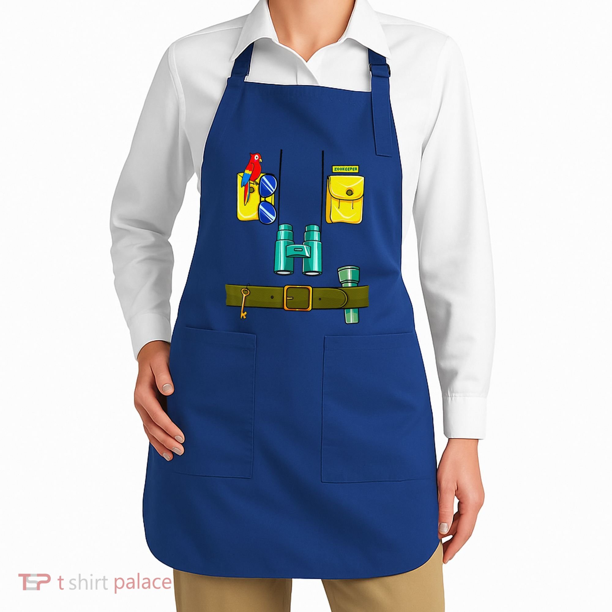 Zookeeper Costume Halloween DIY Jungle Safari Zoo Keeper Apron