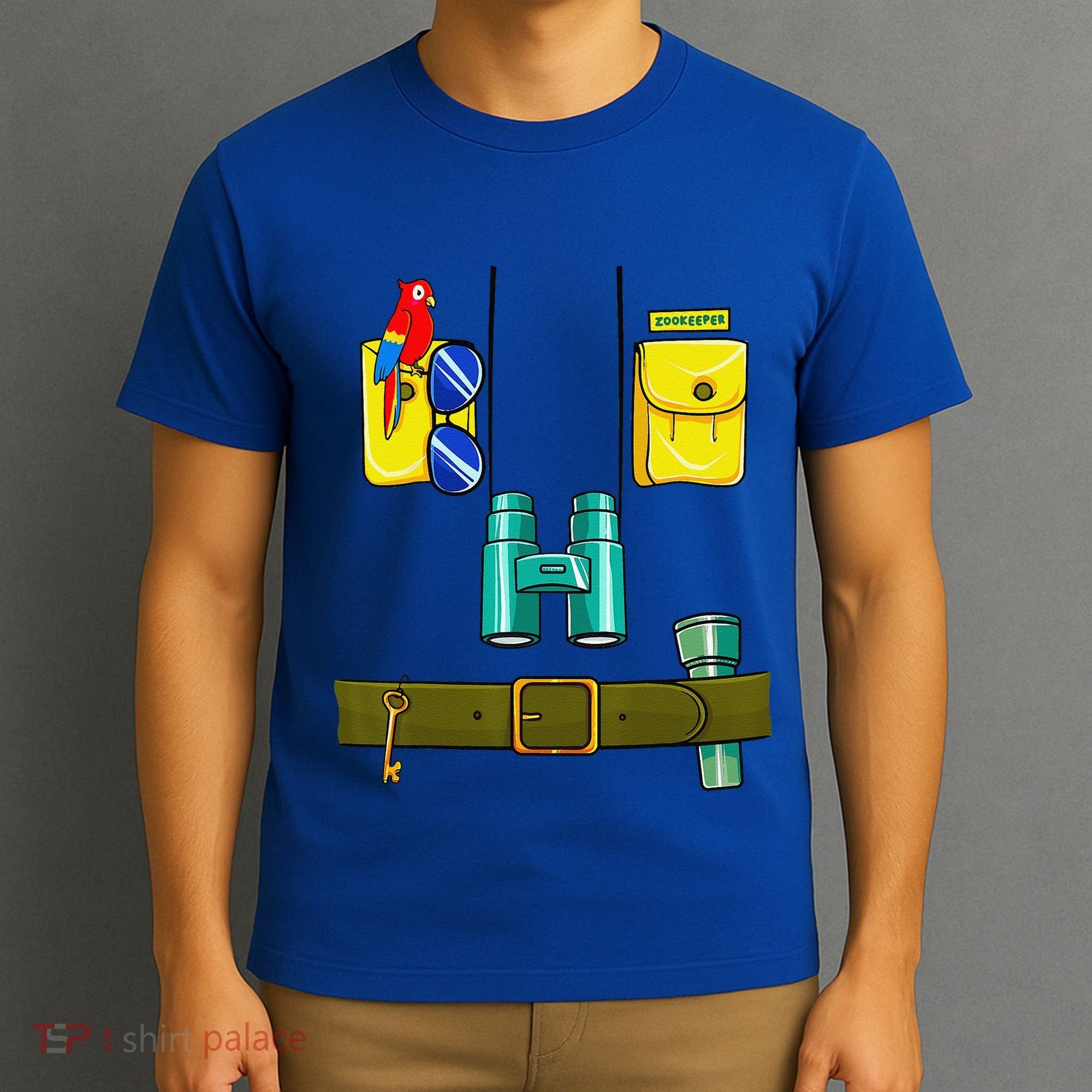Zookeeper Costume Halloween DIY Jungle Safari Zoo Keeper T-Shirt