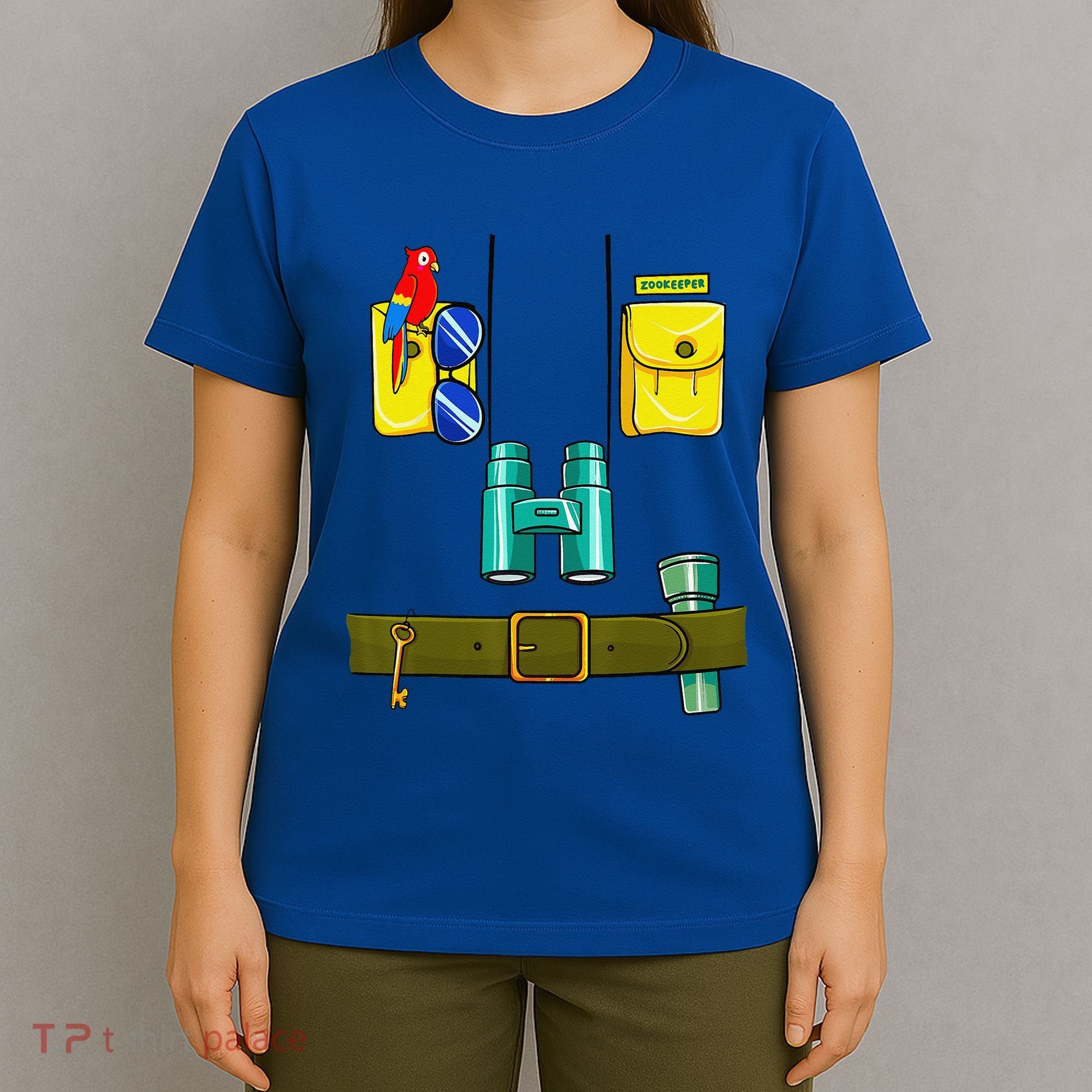 Zookeeper Costume Halloween DIY Jungle Safari Zoo Keeper T-Shirt