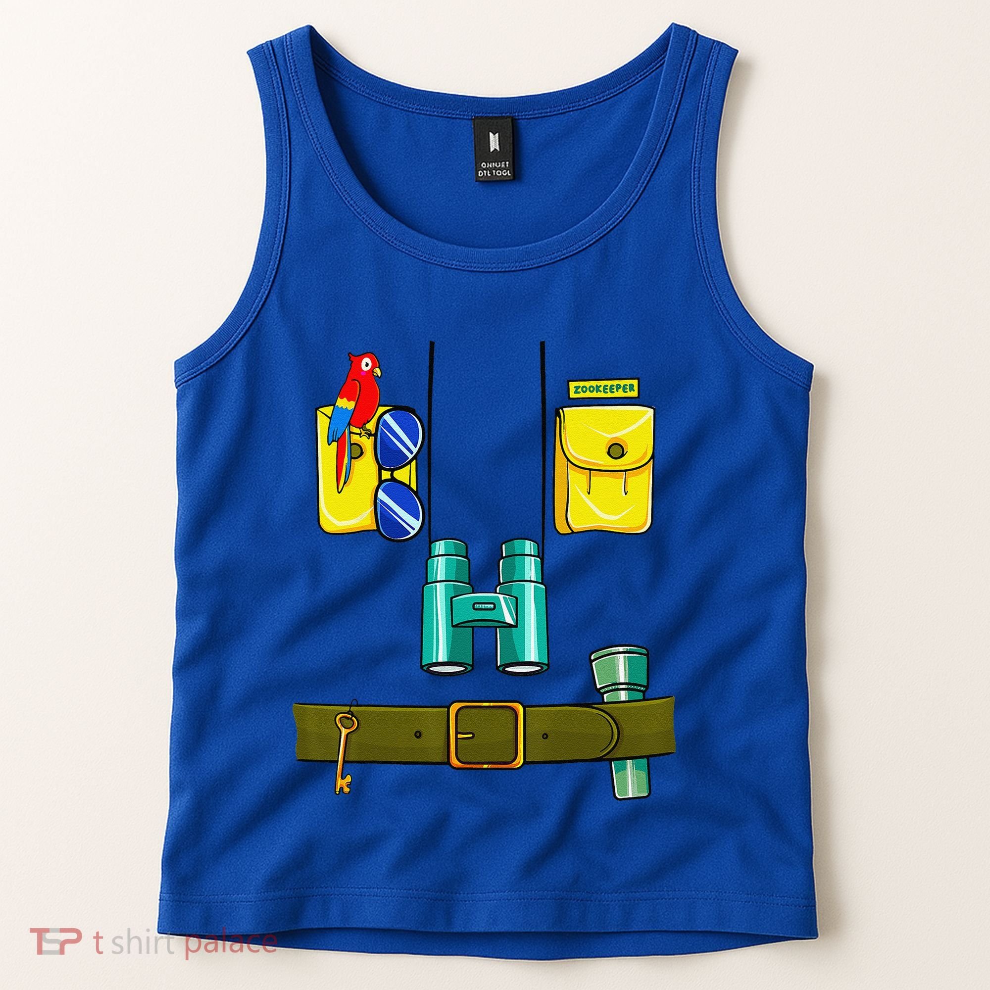 Zookeeper Costume Halloween DIY Jungle Safari Zoo Keeper Tank Top