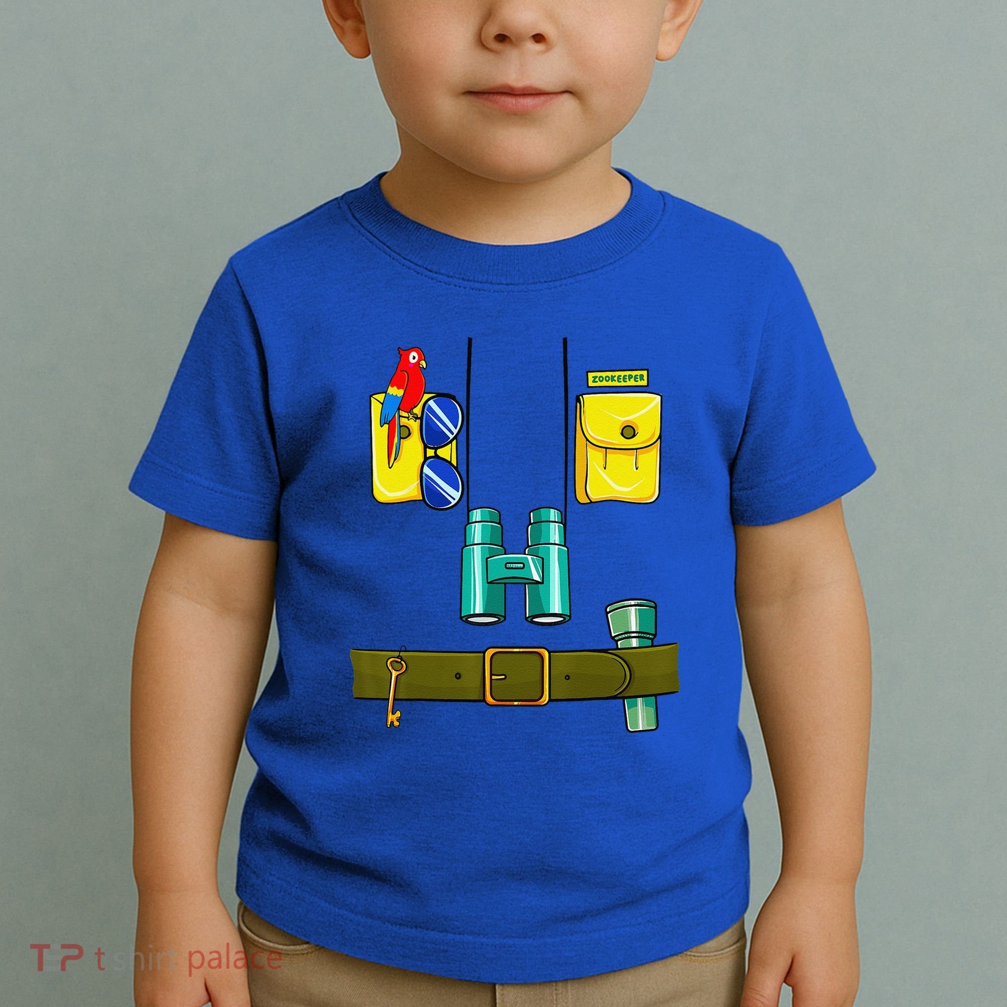 Zookeeper Costume Halloween DIY Jungle Safari Zoo Keeper Toddler T-Shirt