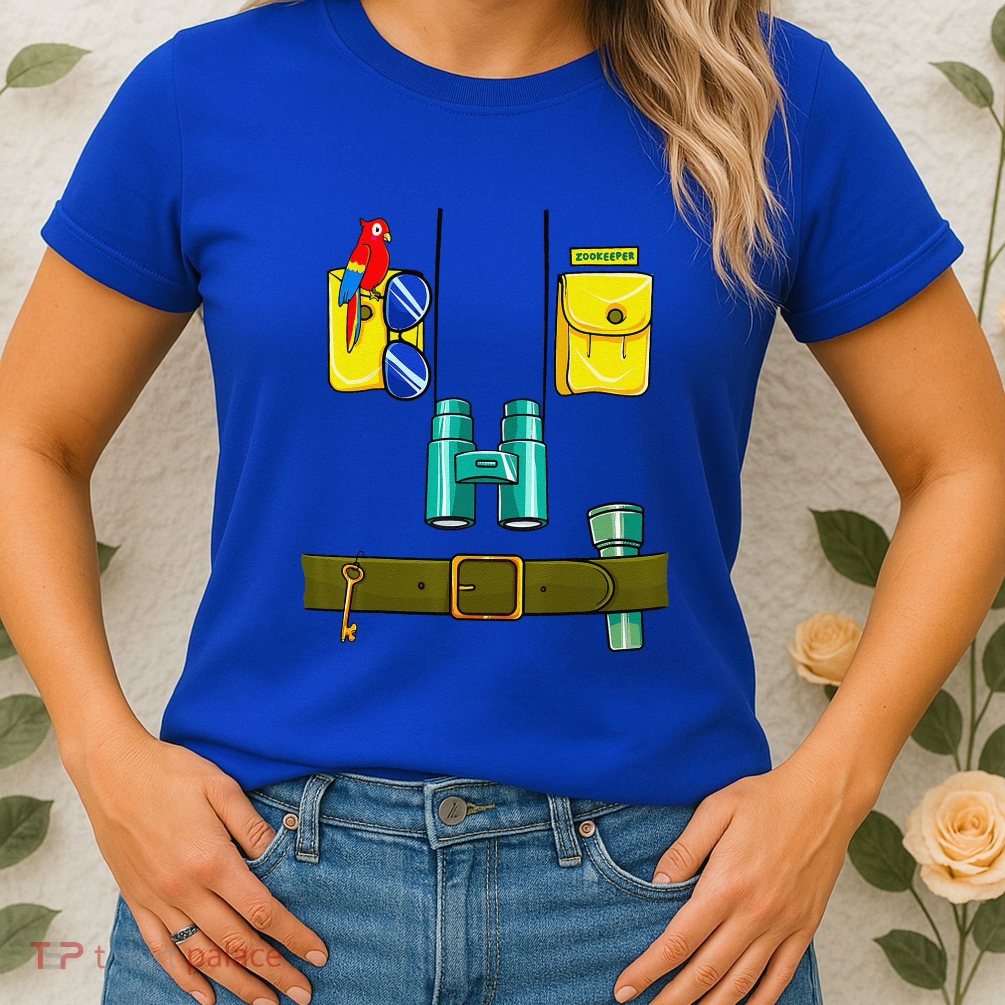 Zookeeper Costume Halloween DIY Jungle Safari Zoo Keeper Women's T-Shirt