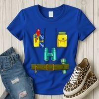 Zookeeper Costume Halloween DIY Jungle Safari Zoo Keeper Women's T-Shirt thumb 3