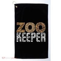 Zookeeper Costume Halloween Wildlife Zoo Keeper Gift Golf Towel thumb 0