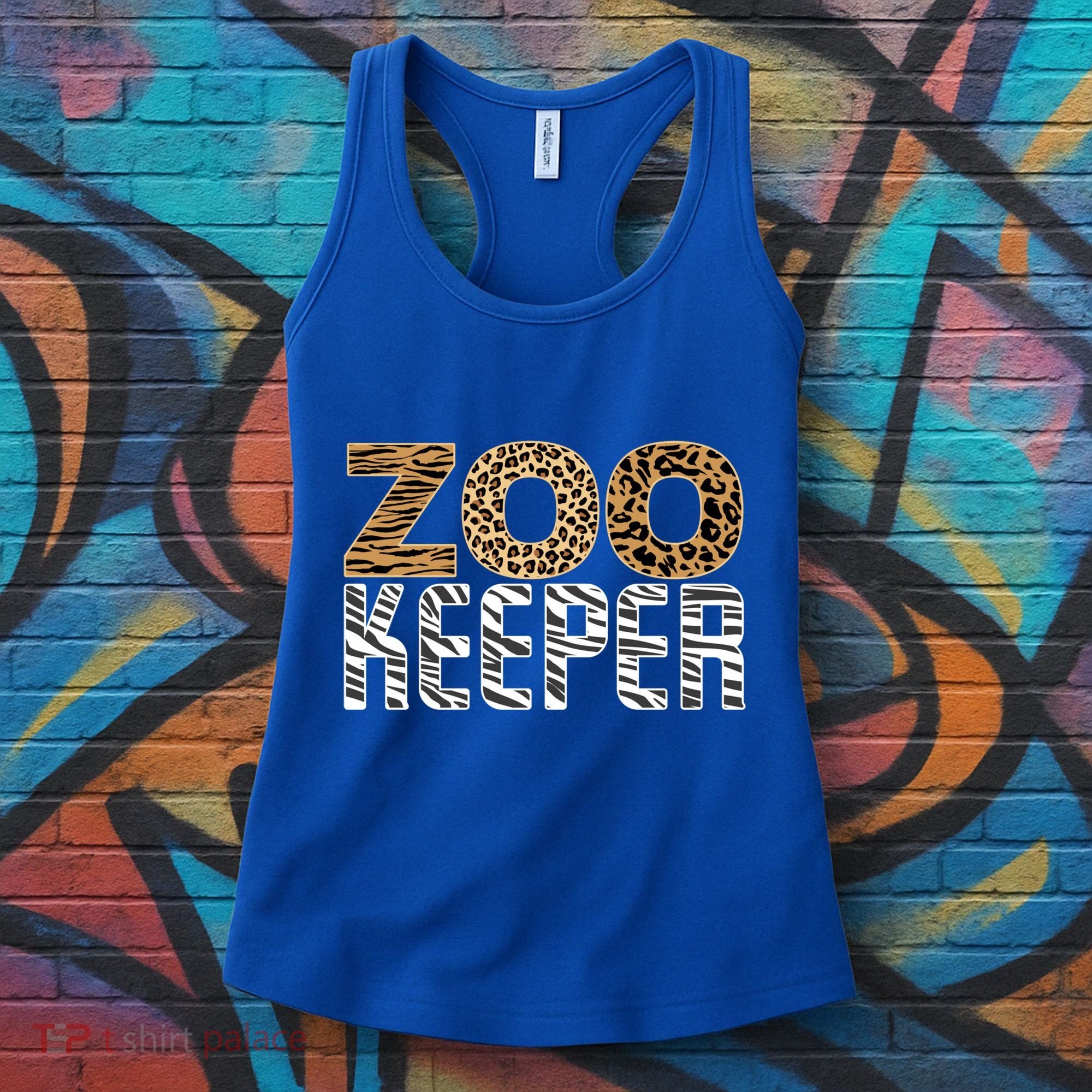 Zookeeper Costume Halloween Wildlife Zoo Keeper Gift Women's Tank Top