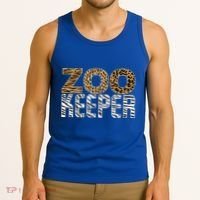 Zookeeper Costume Halloween Wildlife Zoo Keeper Gift Tank Top thumb 3