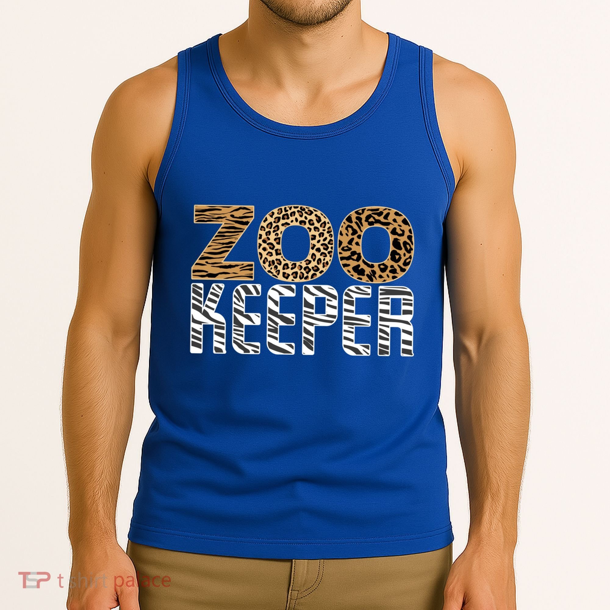 Zookeeper Costume Halloween Wildlife Zoo Keeper Gift Tank Top