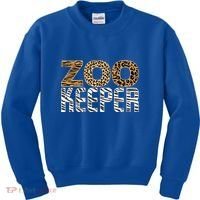 Zookeeper Costume Halloween Wildlife Zoo Keeper Gift Kids Sweatshirt thumb 0