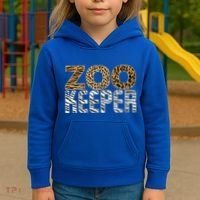 Zookeeper Costume Halloween Wildlife Zoo Keeper Gift Kids Hoodie thumb 3