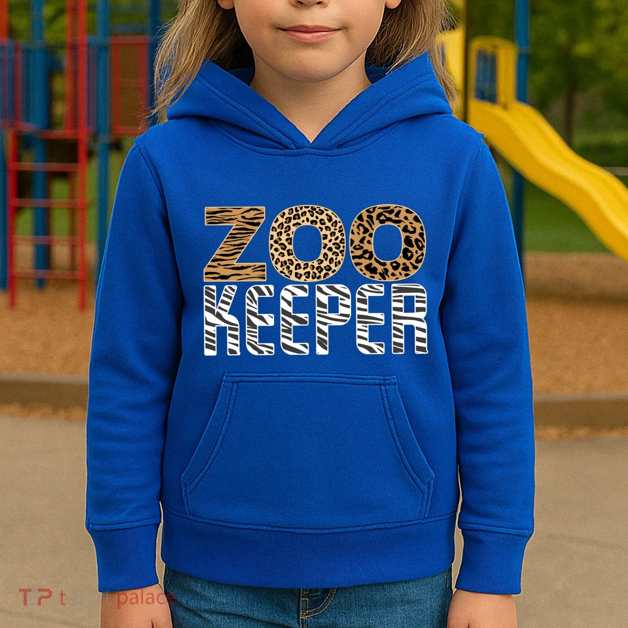 Zookeeper Costume Halloween Wildlife Zoo Keeper Gift Kids Hoodie