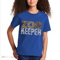 Zookeeper Costume Halloween Wildlife Zoo Keeper Gift Kids T-Shirt thumb 2