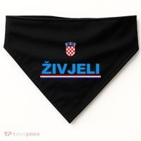 Zivjeli! Cheers In Croatian USA-Made Doggie Bandana thumb 0