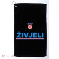 Zivjeli! Cheers In Croatian Golf Towel thumb 0
