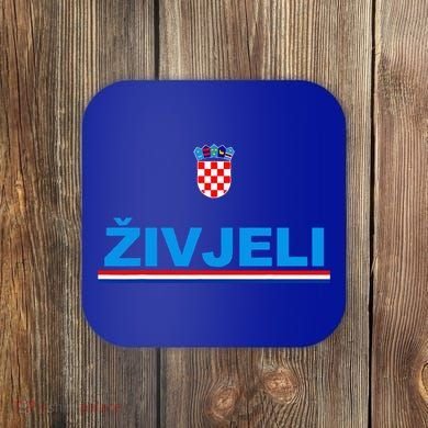 Zivjeli! Cheers In Croatian Coaster