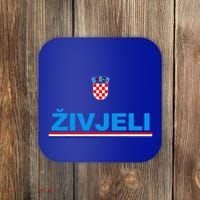 Zivjeli! Cheers In Croatian Coaster thumb 0