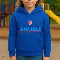 Zivjeli! Cheers In Croatian Kids Hoodie thumb 3