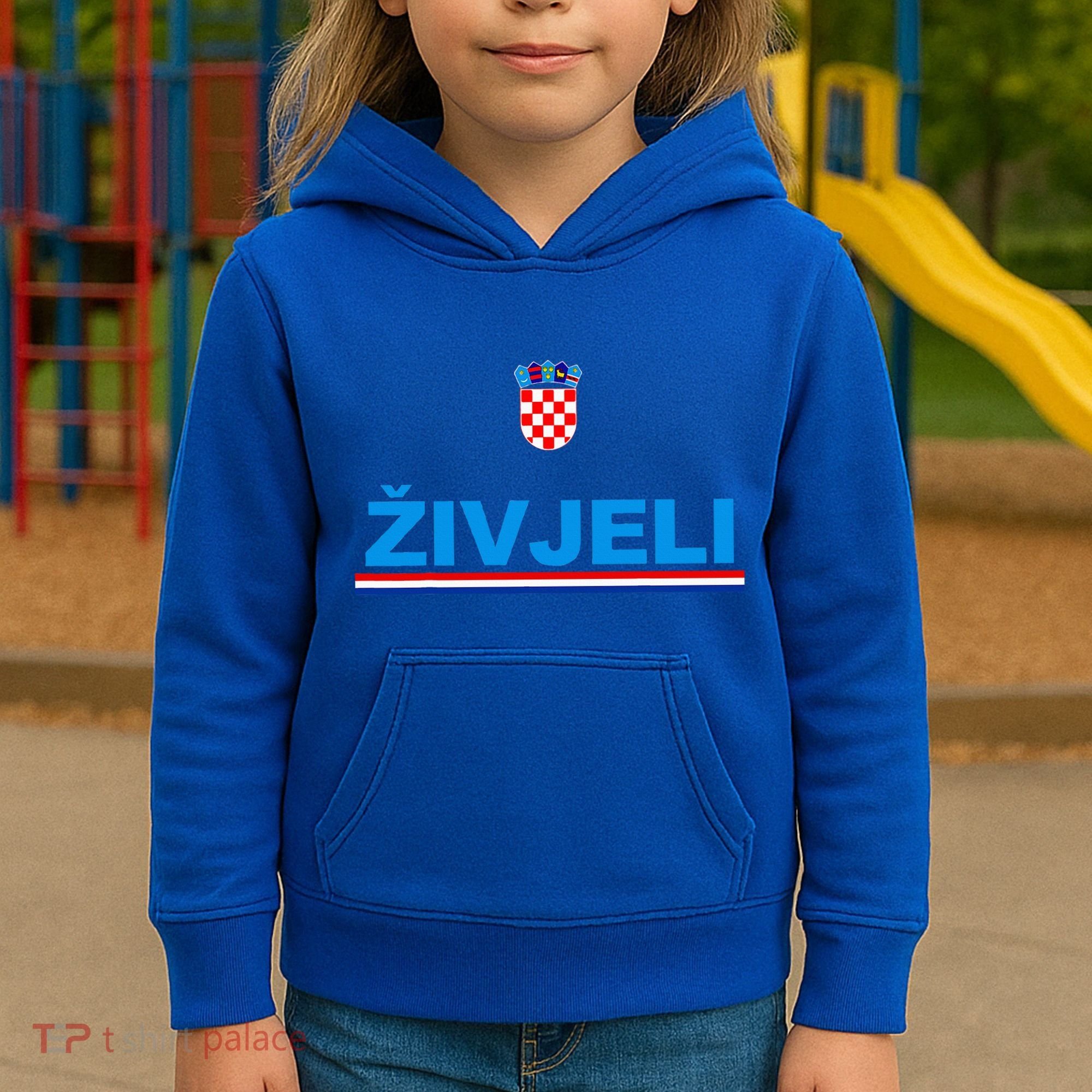 Zivjeli! Cheers In Croatian Kids Hoodie