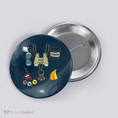 Zookeeper Costume Imitation Halloween Jungle Safari Explorer Button