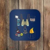 Zookeeper Costume Imitation Halloween Jungle Safari Explorer Coaster thumb 0