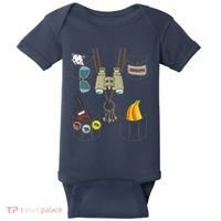 Zookeeper Costume Imitation Halloween Jungle Safari Explorer Baby Bodysuit thumb 0