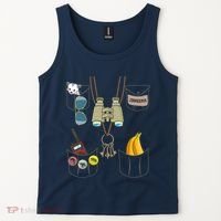 Zookeeper Costume Imitation Halloween Jungle Safari Explorer Tank Top thumb 2