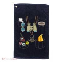 Zookeeper Costume Imitation Halloween Jungle Safari Explorer Golf Towel thumb 0