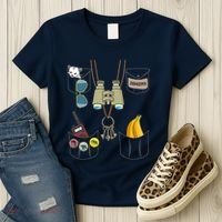 Zookeeper Costume Imitation Halloween Jungle Safari Explorer Women's T-Shirt thumb 3