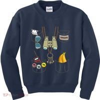 Zookeeper Costume Imitation Halloween Jungle Safari Explorer Kids Sweatshirt thumb 0
