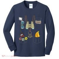 Zookeeper Costume Imitation Halloween Jungle Safari Explorer Kids Long Sleeve Shirt thumb 0