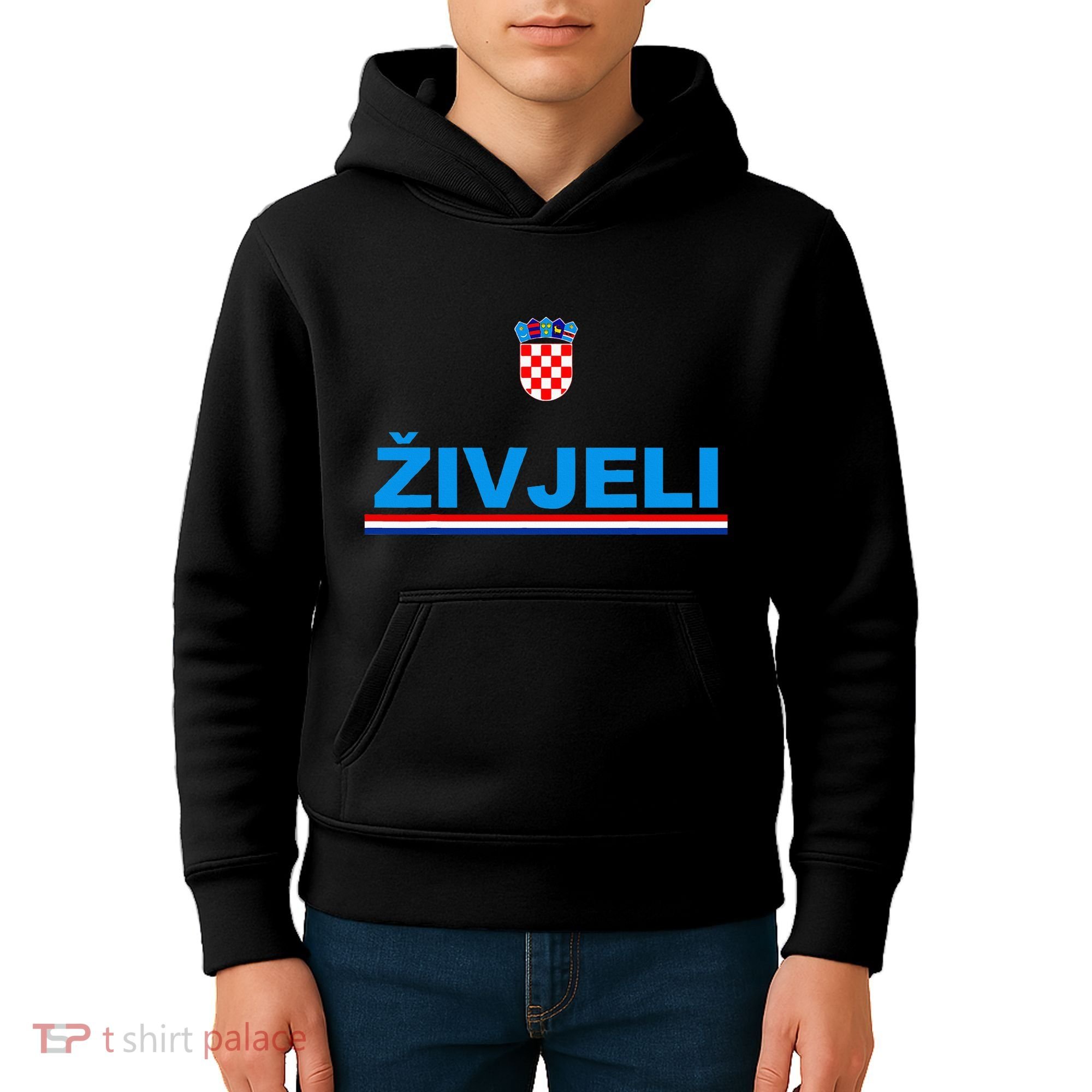 Zivjeli! Cheers In Croatian Funny Croatia Souvenir Kids Hoodie