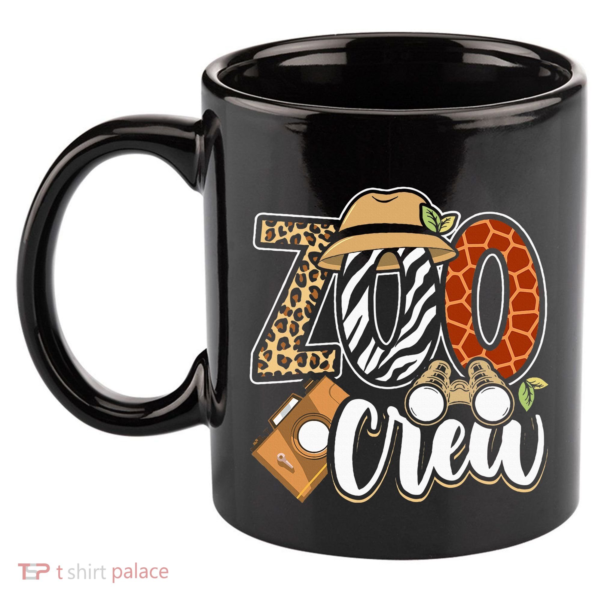 Zoo Crew Leonard Safari Animal Kingdom Zoo Keeper 11oz C Handle Ceramic Mug