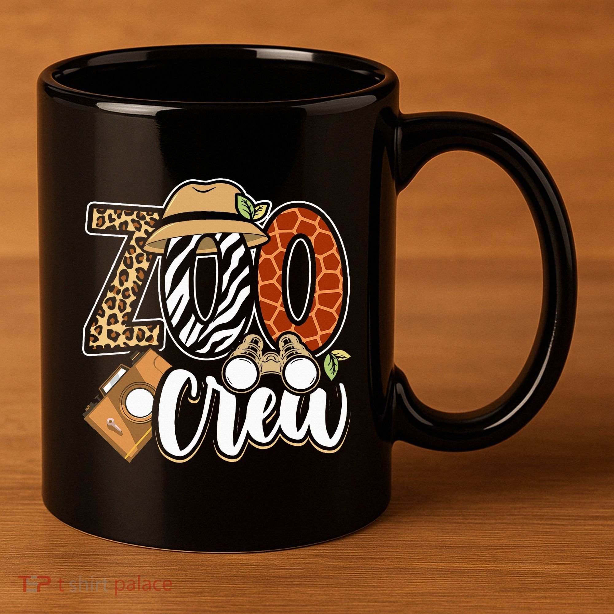 Zoo Crew Leonard Safari Animal Kingdom Zoo Keeper 11oz C Handle Ceramic Mug