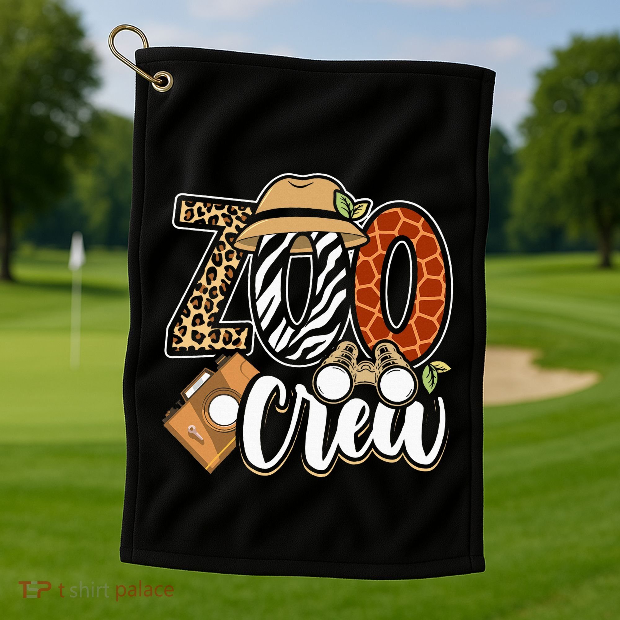 Zoo Crew Leonard Safari Animal Kingdom Zoo Keeper Golf Towel